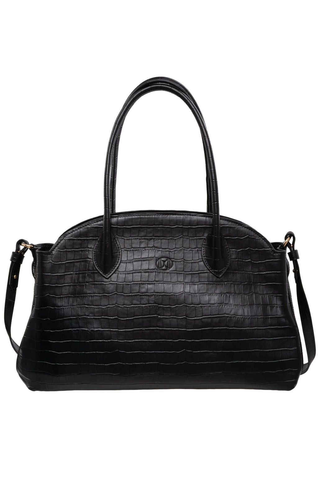 MAGNA medium Bag крокодил чорний