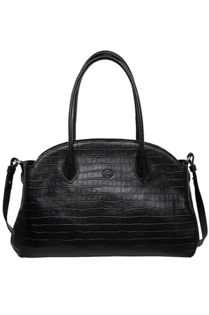 MAGNA medium Bag крокодил чорний