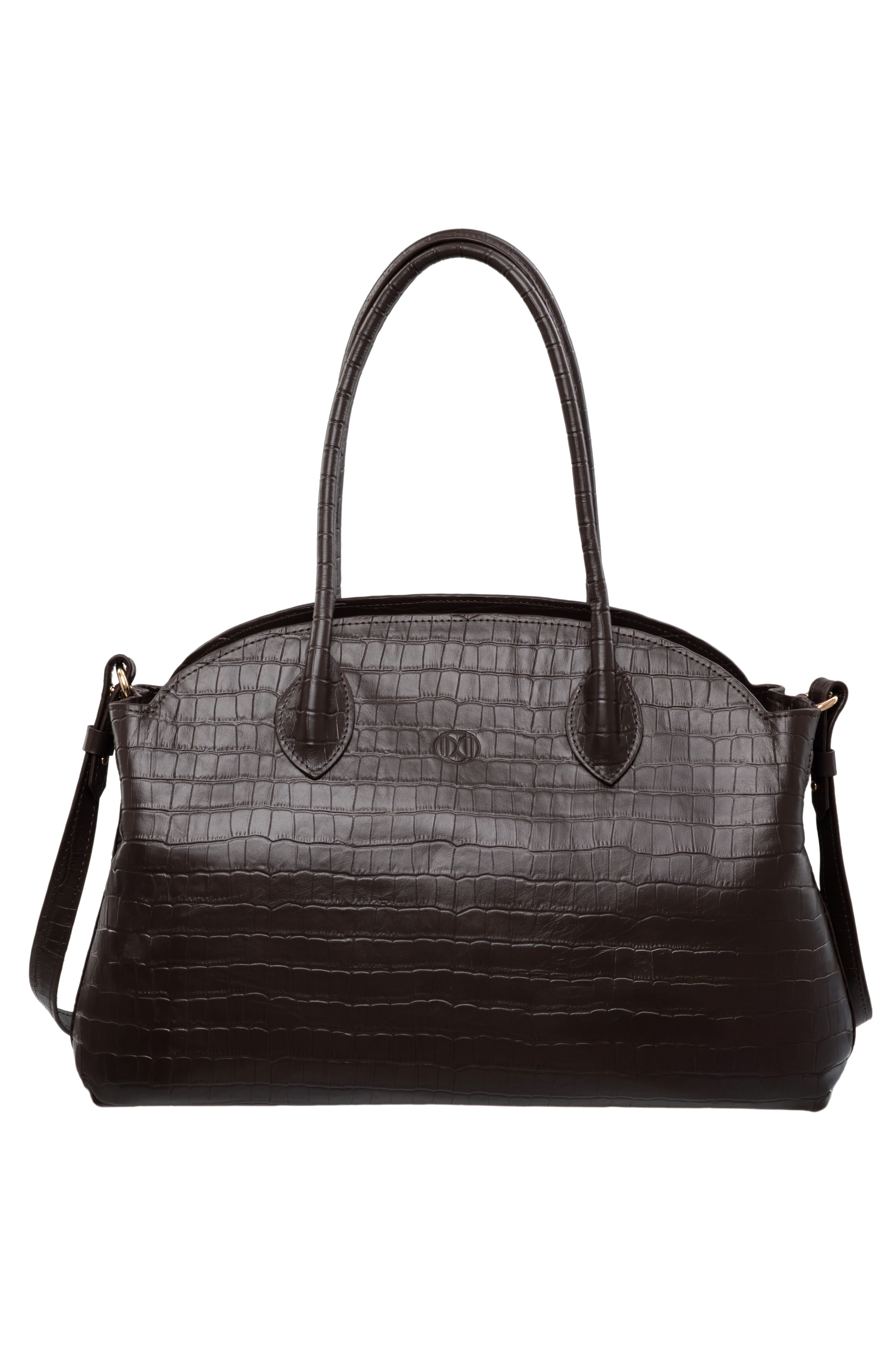 MAGNA medium Bag крокодил коричнева