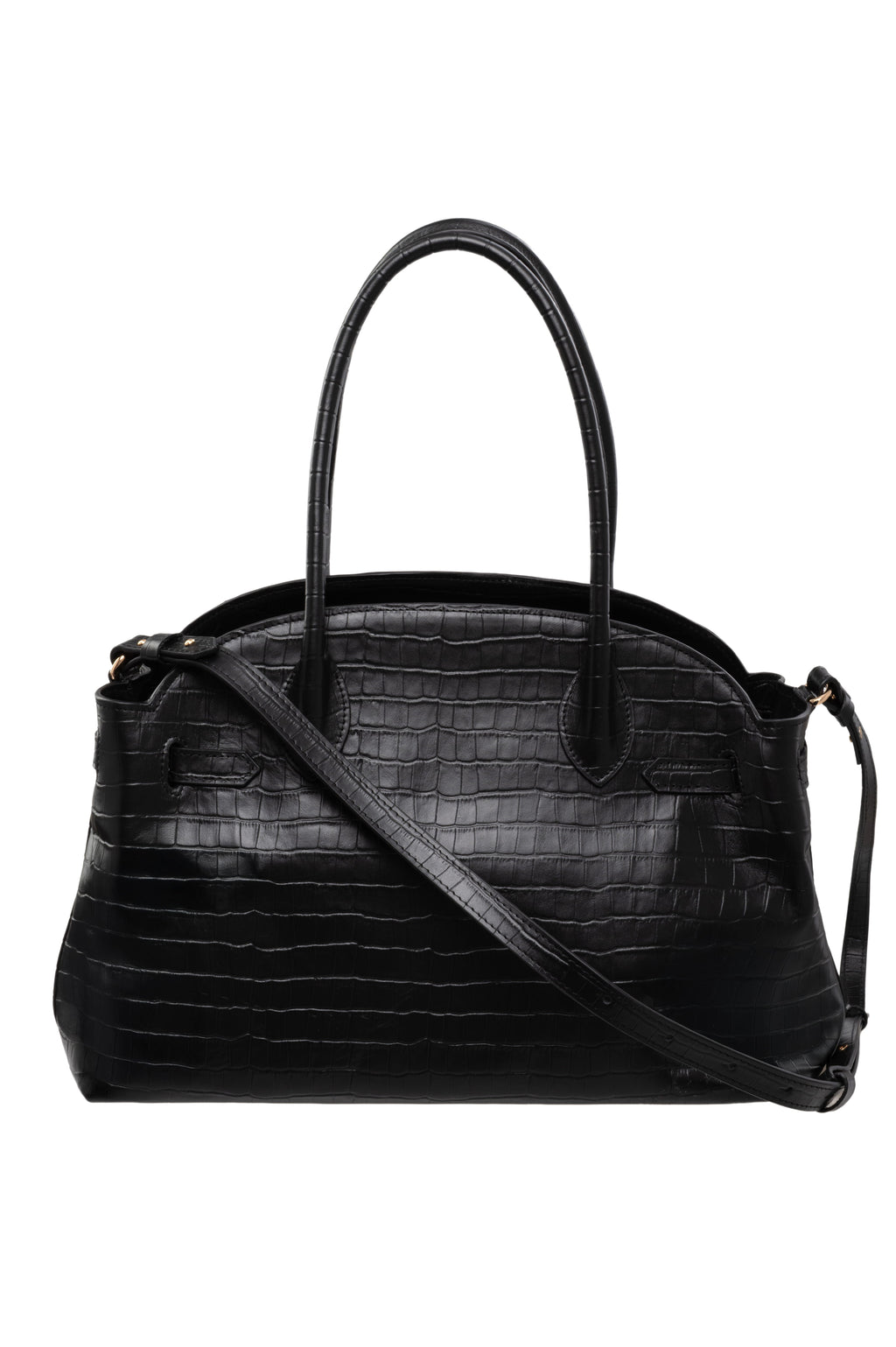 MAGNA medium Bag крокодил чорний