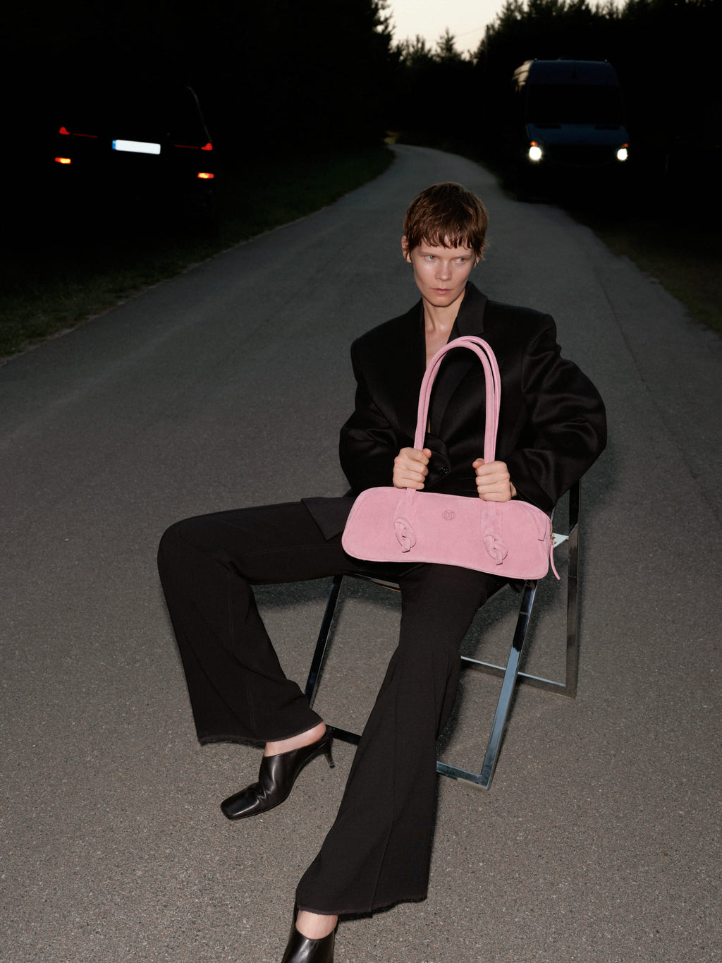 Petite Bag замшева рожева
