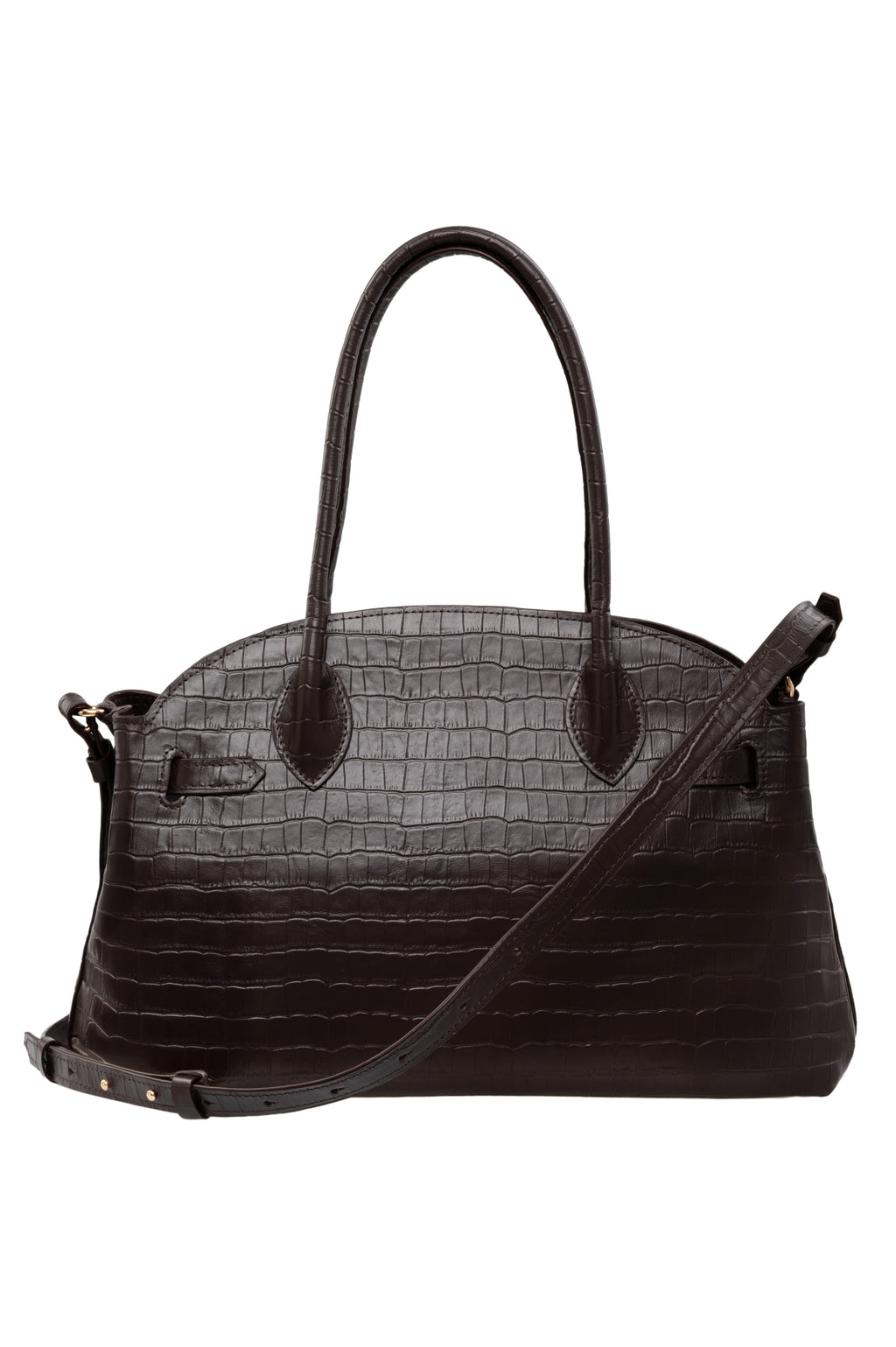 MAGNA medium Bag крокодил коричнева