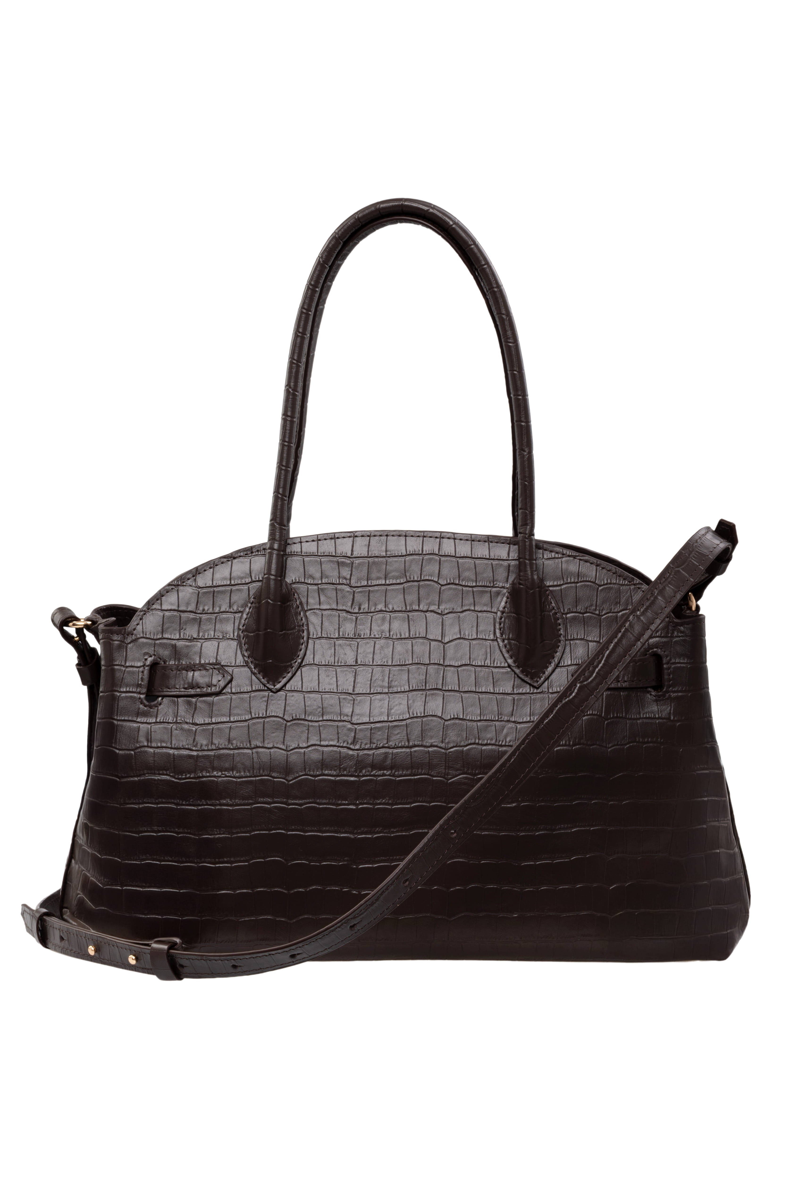 MAGNA medium Bag крокодил коричнева