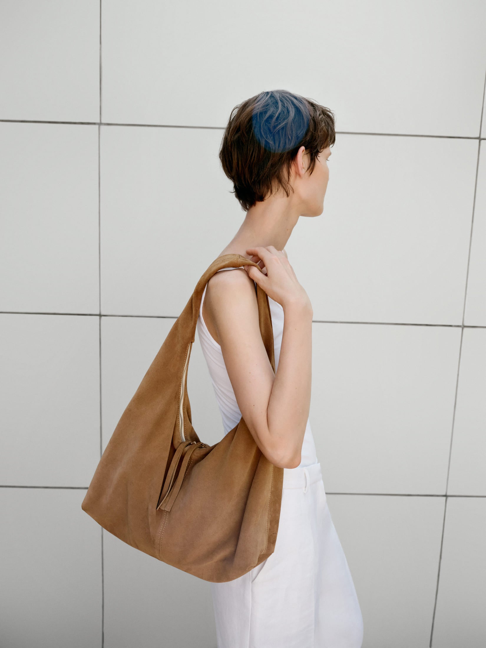 Umber Bag замшева пісочна