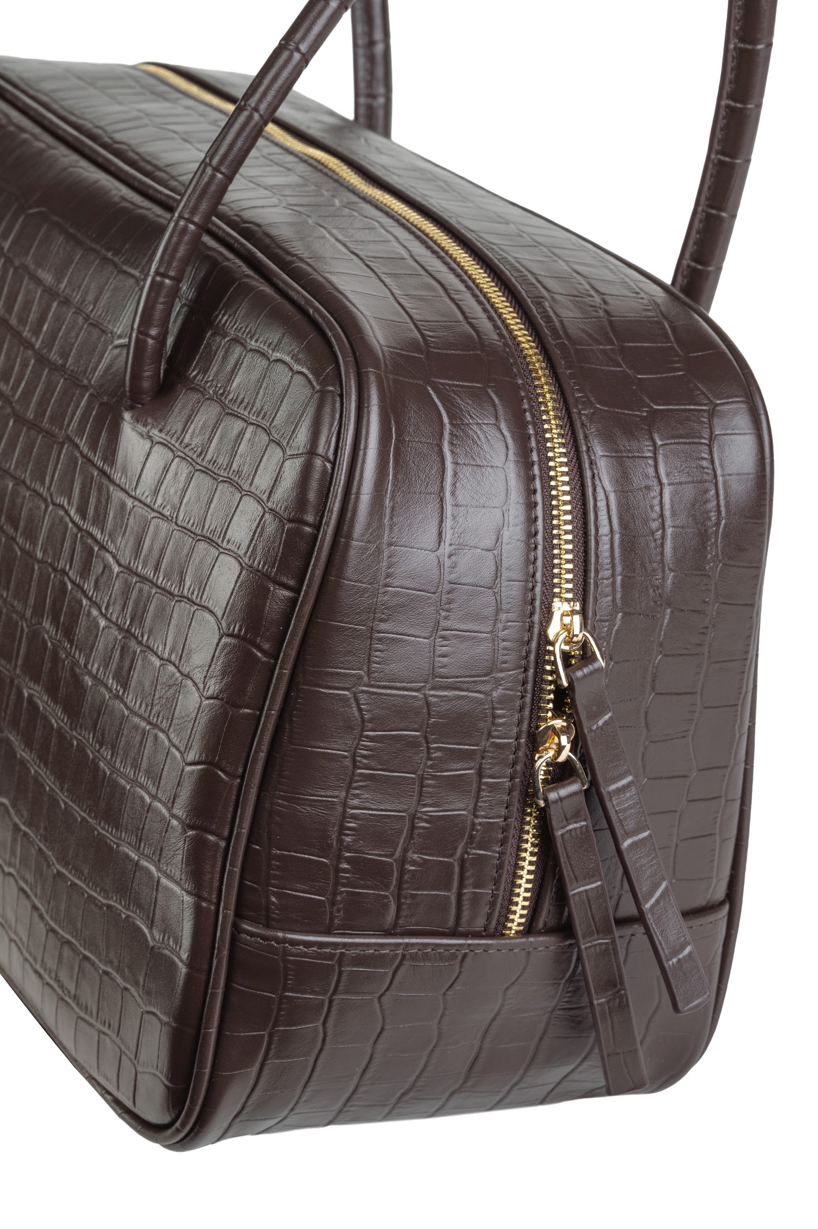 Poise Bag крокодил коричневий