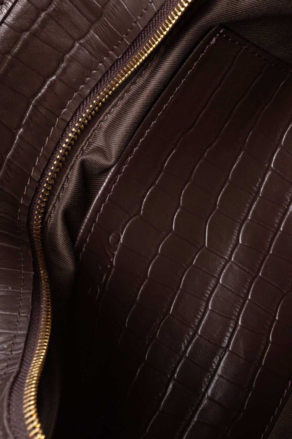 MAGNA medium Bag крокодил коричнева