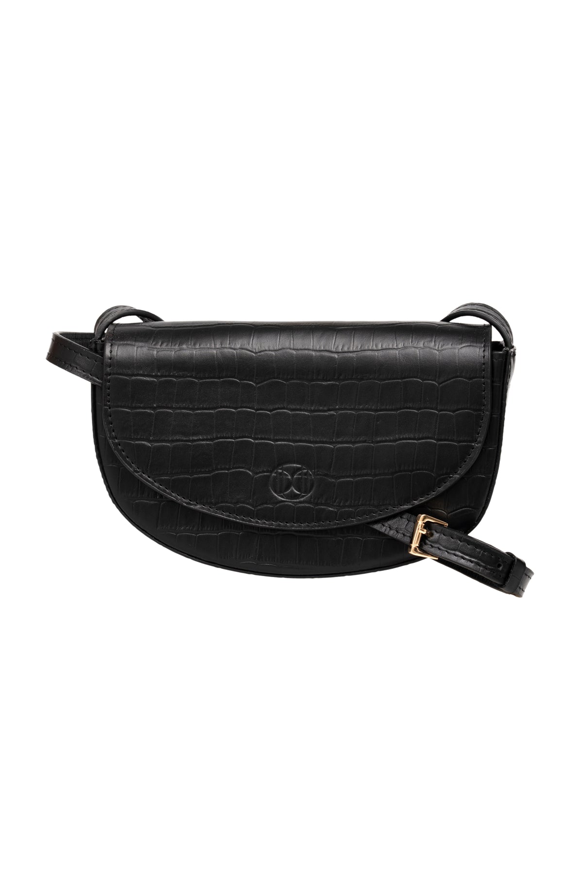 Plum Bag крокодил чорний