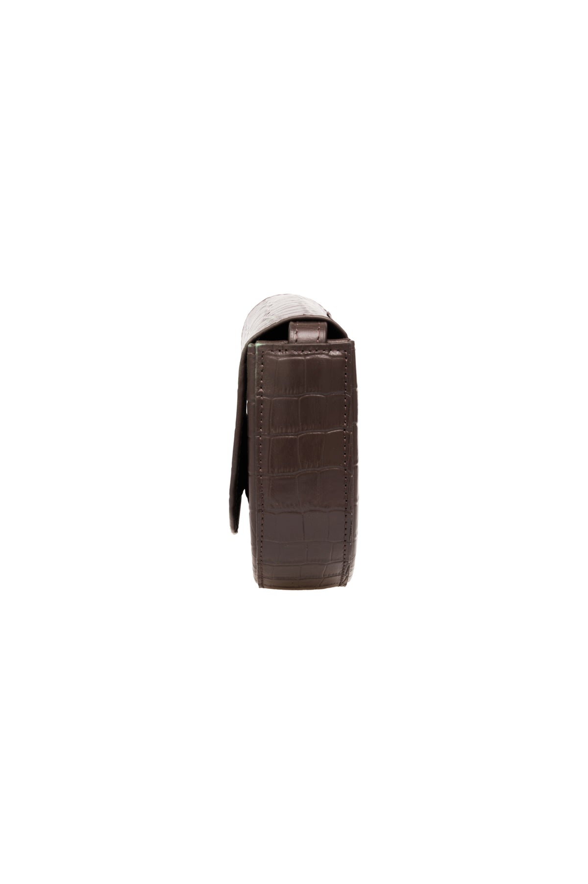 Plum Bag крокодил коричневий